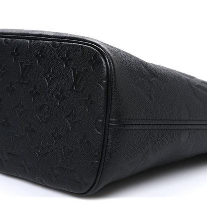 Louis Vuitton Empreinte Monogram Giant Neverfull MM Black 9 of 9