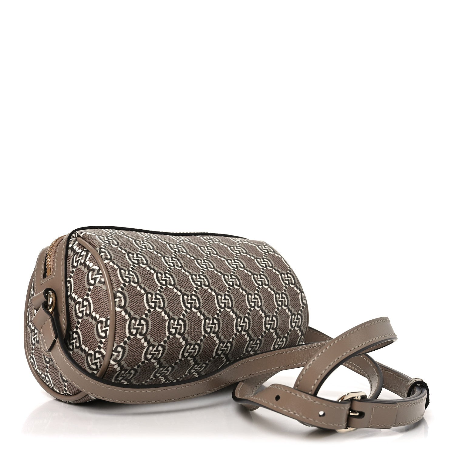 Gucci GG Shadow Monogram Mini Shoulder Bag Taupe 2 of 9