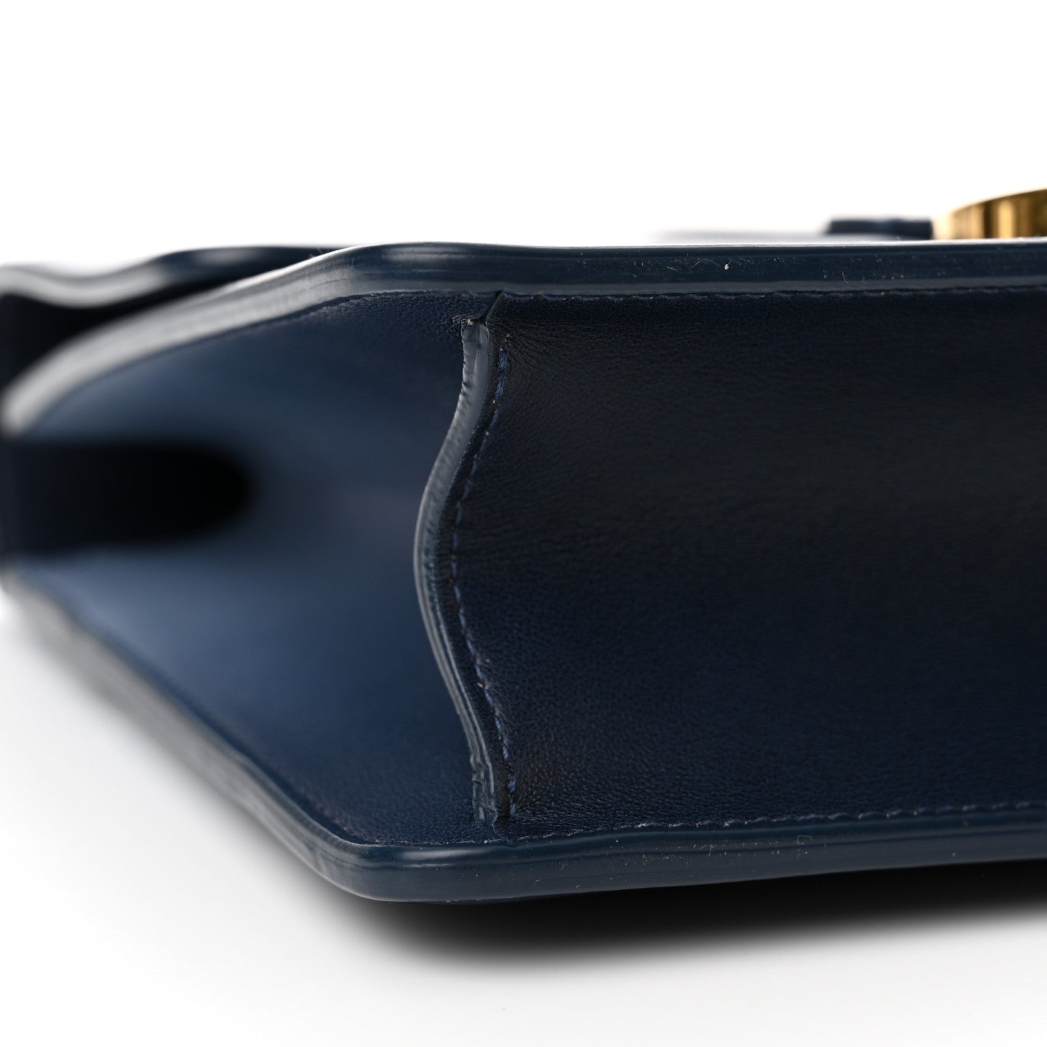 Christian Dior Smooth Calfskin 30 Montaigne Flap Bag Indigo Blue 8 of 14