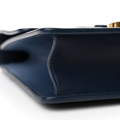 Christian Dior Smooth Calfskin 30 Montaigne Flap Bag Indigo Blue 8 of 14