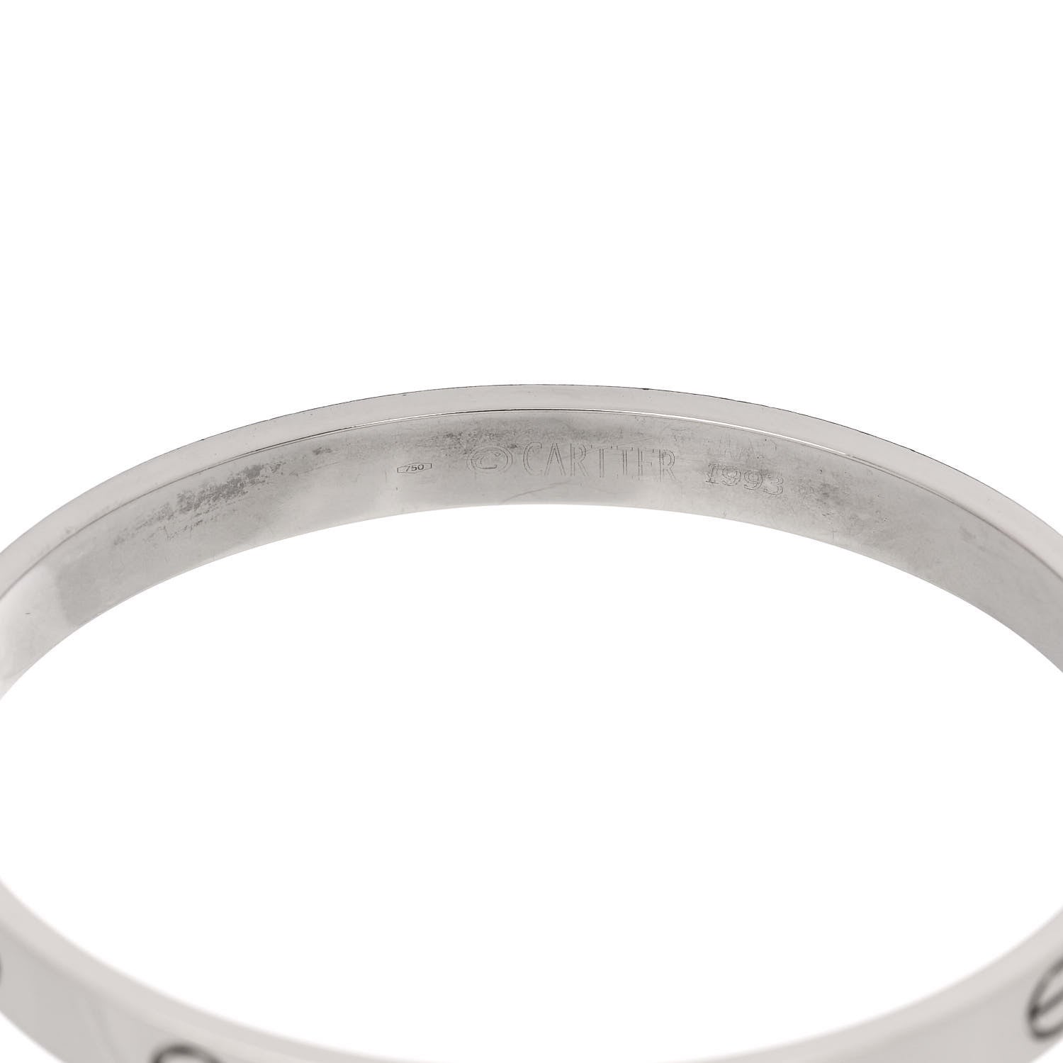 Cartier 18K White Gold LOVE Bracelet 16 6 of 6