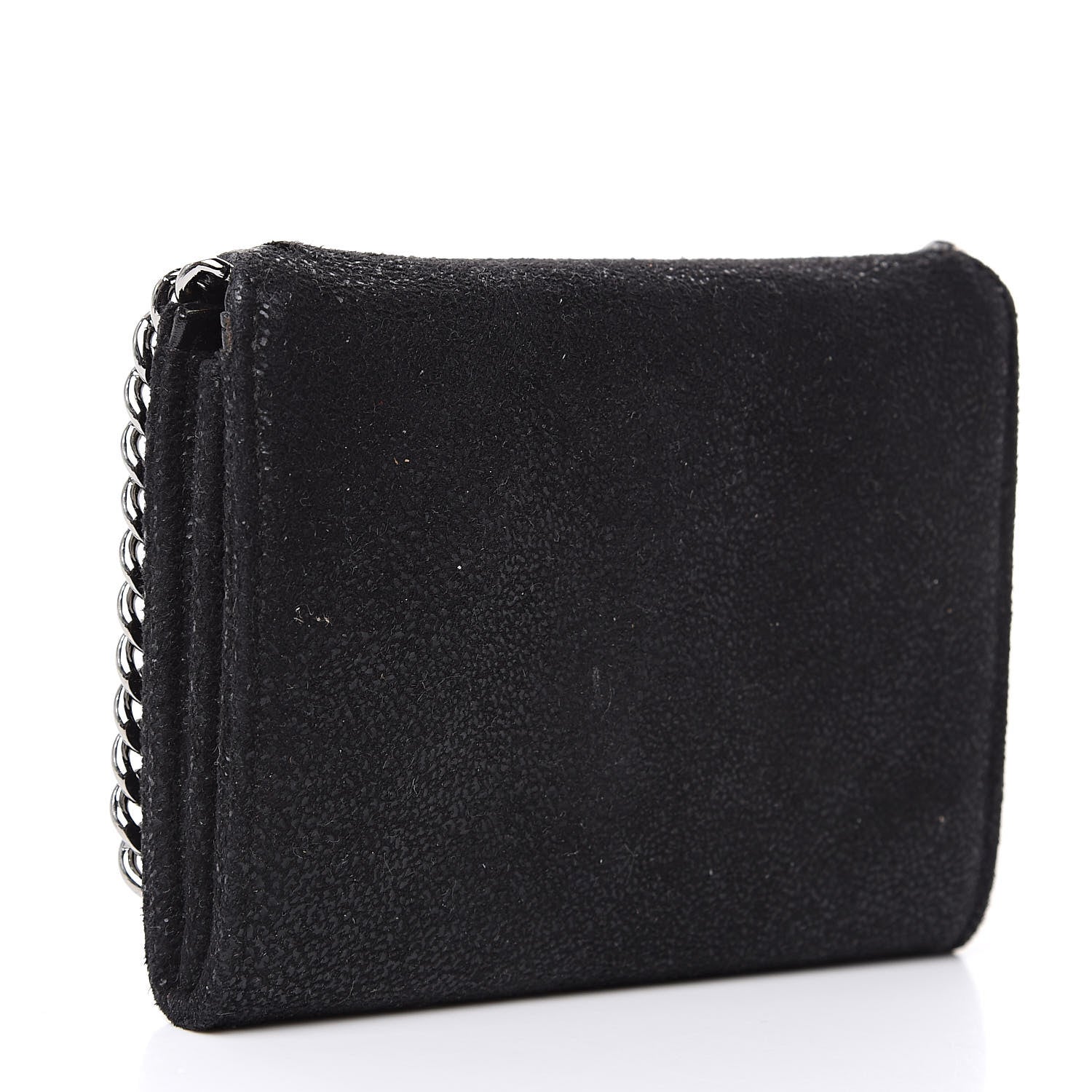Stella McCartney Shaggy Deer Falabella Small Wallet Black 3 of 6