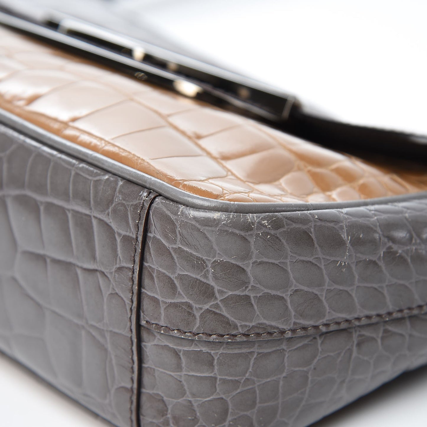 Crocodile Shoulder Bag Multicolor
