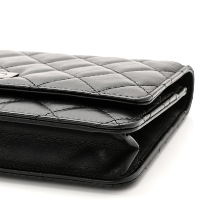 Chanel Aged Calfskin Quilted Reissue Wallet On Chain WOC So Black 11 of 11