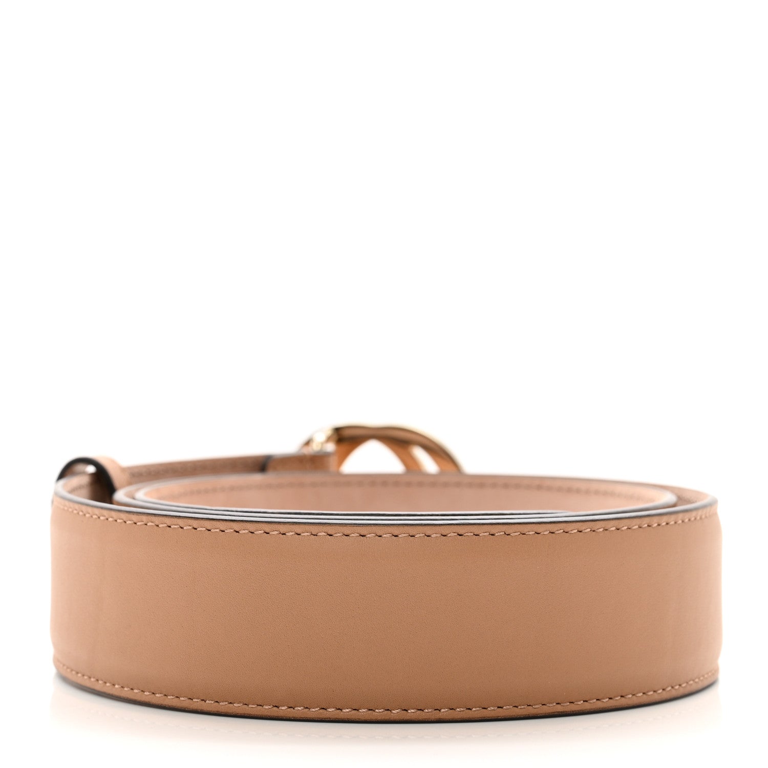 Gucci Calfskin Interlocking G 37mm Belt 90 36 Camelia 2 of 6