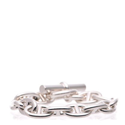 Hermes Sterling Silver Small Chaine D'Ancre Bracelet 18 1 of 6