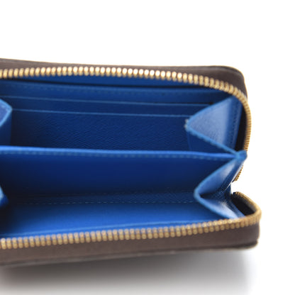 Louis Vuitton Damier Ebene 2019 Christmas Animation Zippy Coin Purse Blue 5 of 7