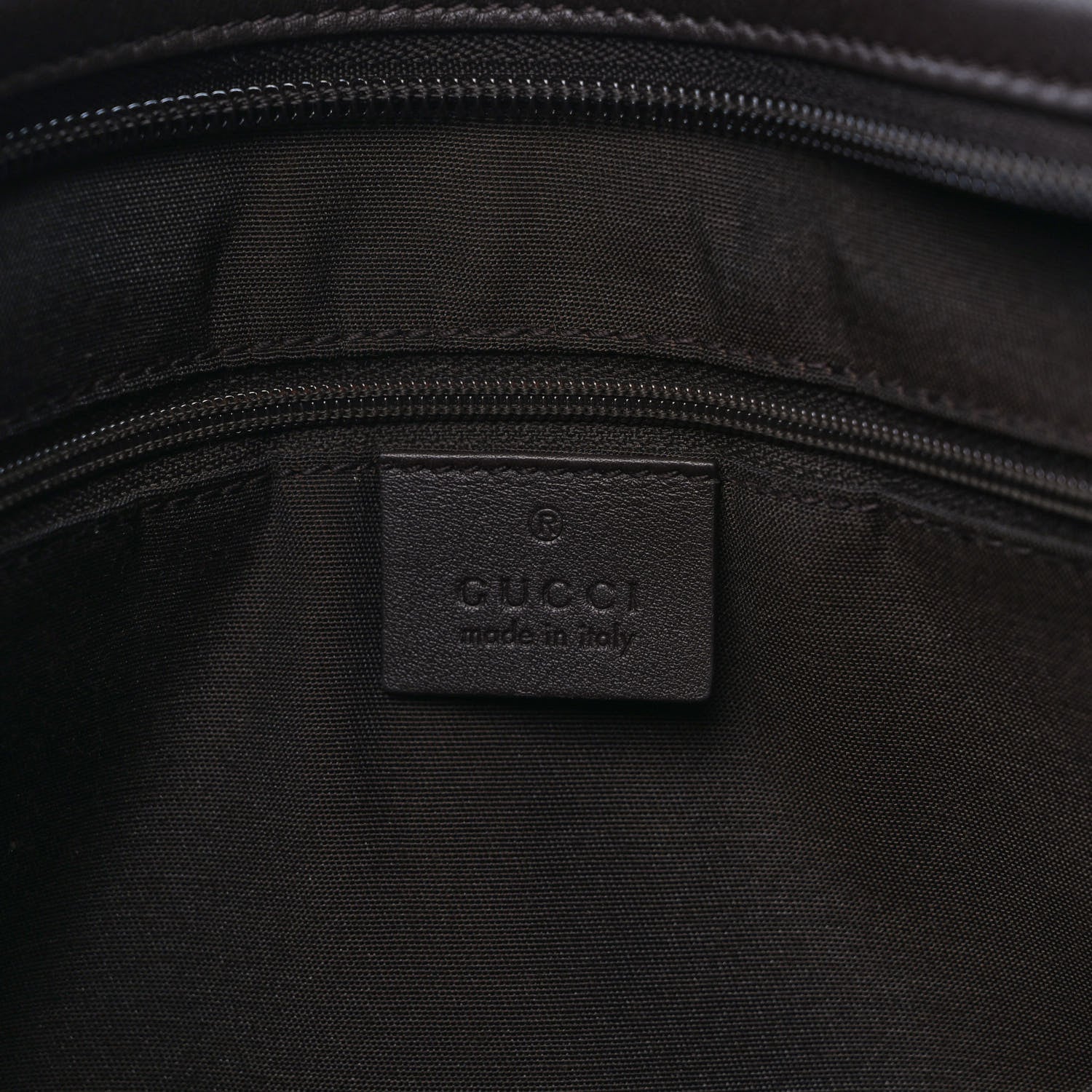 Gucci GG Plus Monogram Medium Flat Messenger Bag Dark Brown 6 of 11