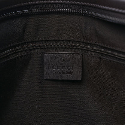 Gucci GG Plus Monogram Medium Flat Messenger Bag Dark Brown 6 of 11
