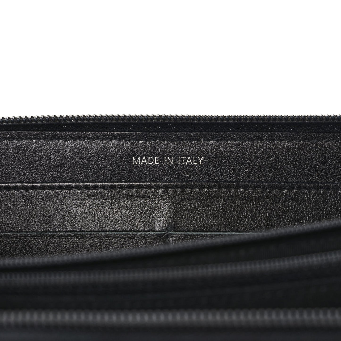 Caviar Large Timeless CC Zip Around Wallet Black