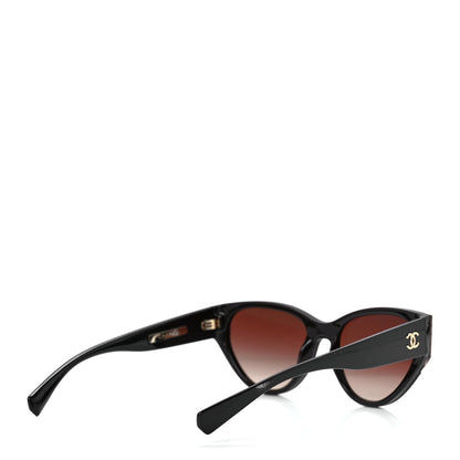 Chanel CC Cat Eye Sunglasses 6054 Brown 4 of 8