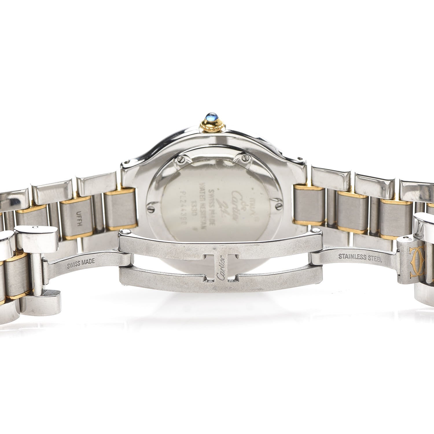Cartier Stainless Steel 18K Yellow Gold 31mm Must De 21 Quartz Watch 6 of 6