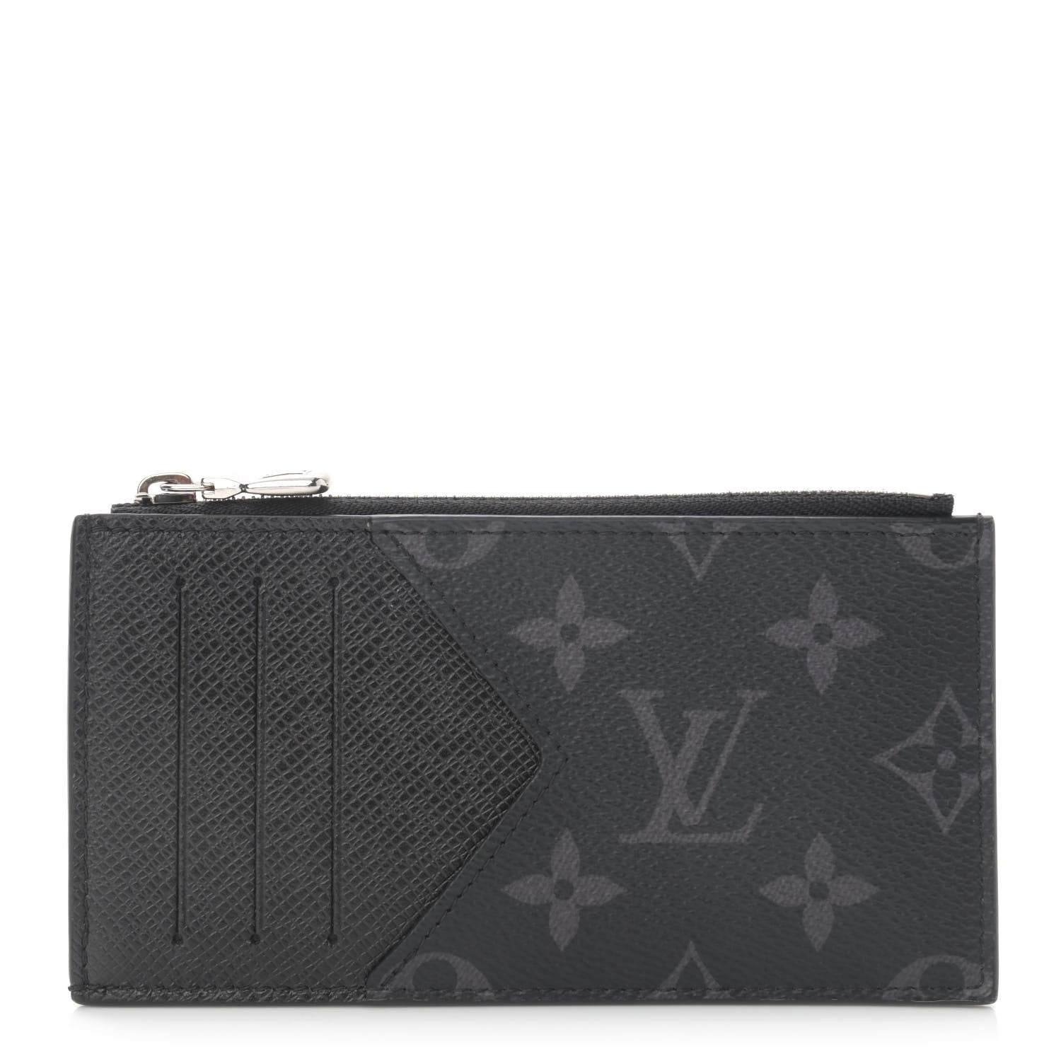 Louis Vuitton Taigarama Coin Card Holder Black 1 of 7