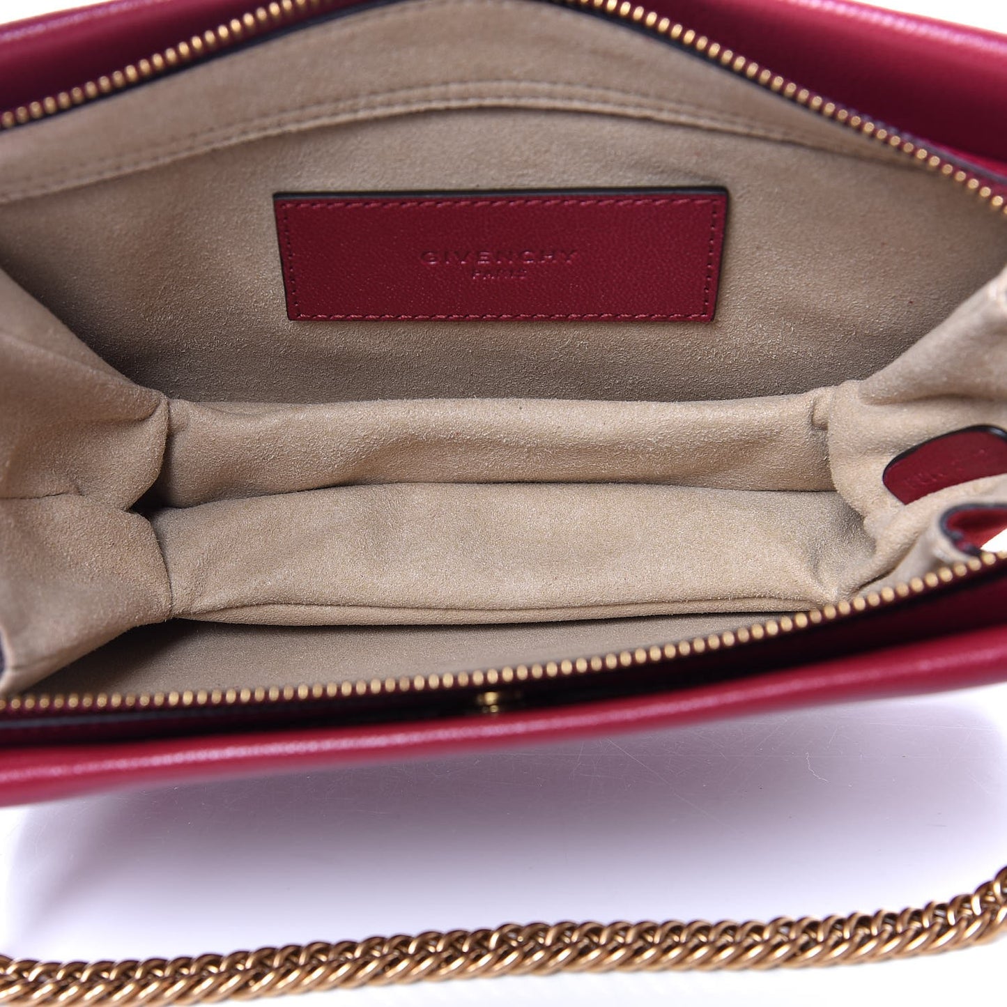 Grained Calfskin Suede Cross 3 Crossbody Bag Fig Pink Cherry