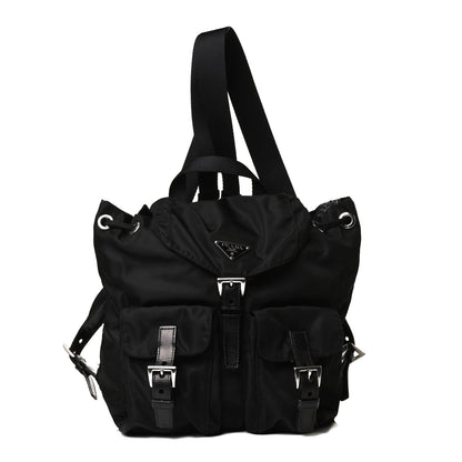 Prada Tessuto Nylon Small Backpack Black 1 of 16