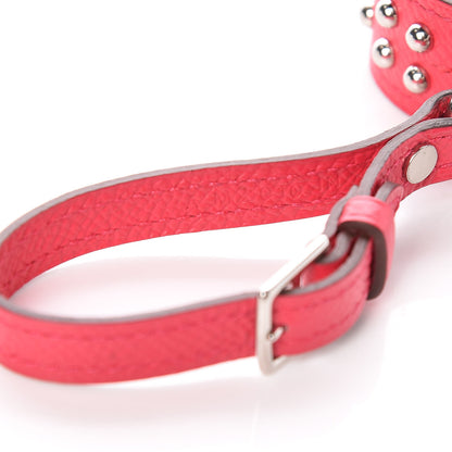 Hermes Epsom Collier de Chien Anneau Key Holder Rose Extreme 4 of 5