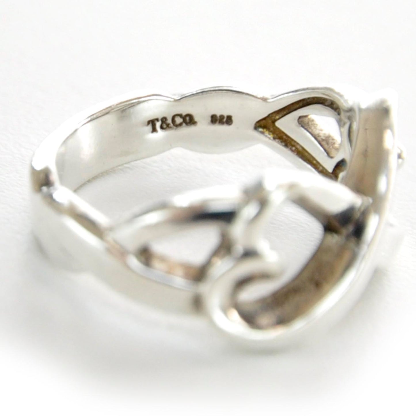 Sterling Silver Paloma Picasso Double Loving Heart Ring 8