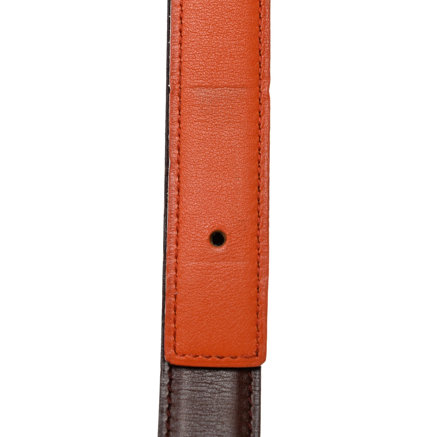Hermes Box Gulliver 38mm Constance H Belt 70 Havane Orange 6 of 8