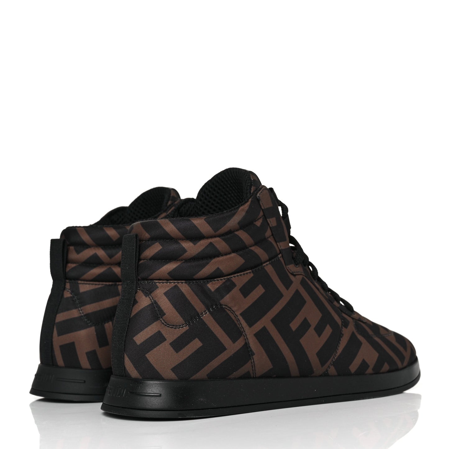 Nylon FF Reloaded High Top Sneakers 39 Tobacco Black