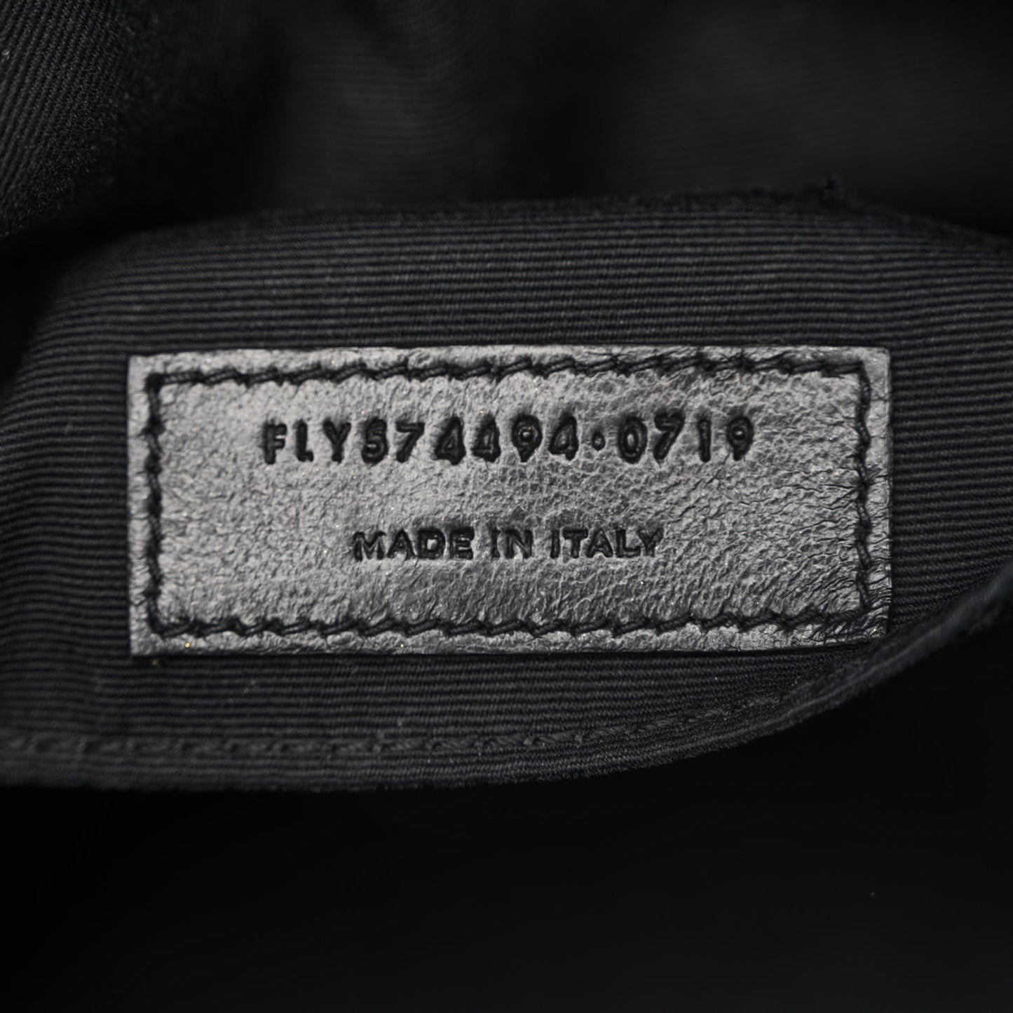 Calfskin Matelasse Monogram Lou Camera Bag Black