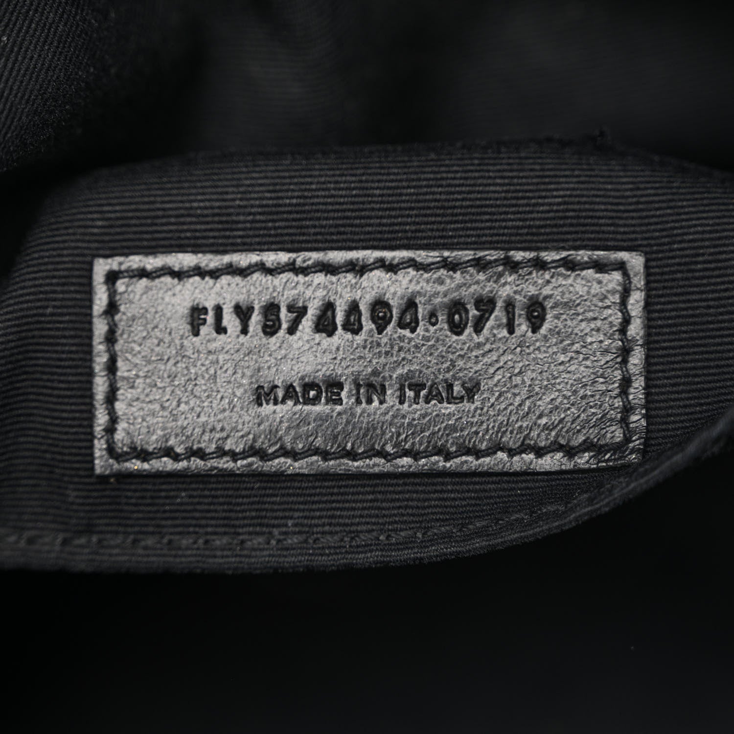 Saint Laurent Calfskin Matelasse Monogram Lou Camera Bag Black 7 of 15