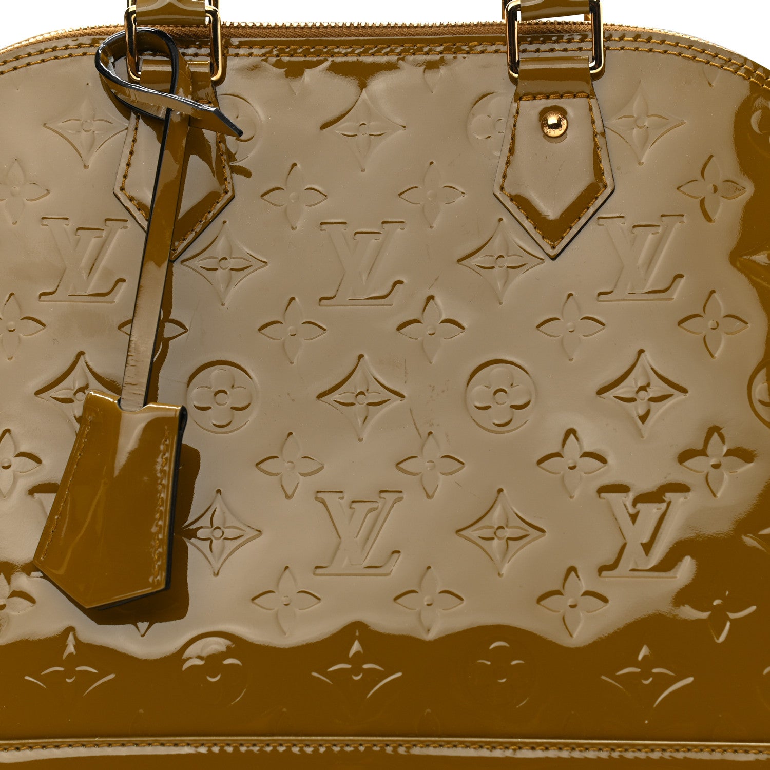 Louis Vuitton Vernis Alma PM Vert Olive 7 of 11