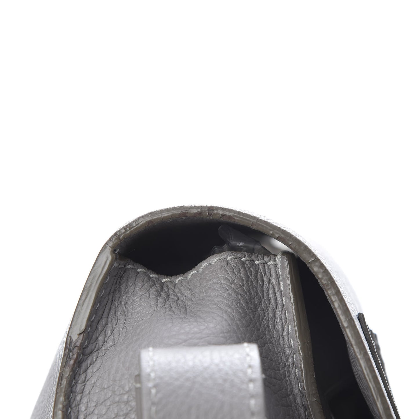 Calfskin Medium Marcie Round Crossbody Bag Cashmere Grey
