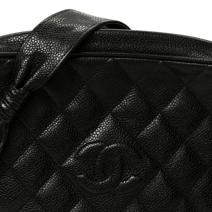 Chanel Caviar Quilted Camera Case Black 10 of 12