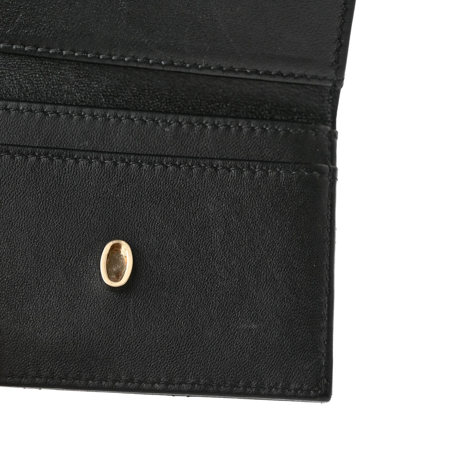 Chanel Lambskin Quilted Flap Card Holder Black 8 of 10