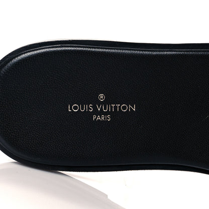 Louis Vuitton Jacquard Since 1854 Lock It Flat Mule 37 Grey 8 of 9
