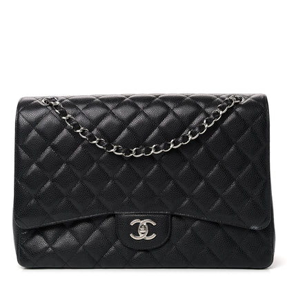 Chanel Caviar Quilted Maxi Single Flap Black 1 of 10