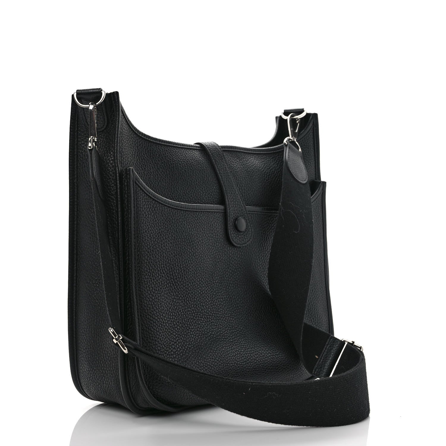 Hermes Taurillon Clemence Evelyne III GM Black 3 of 8