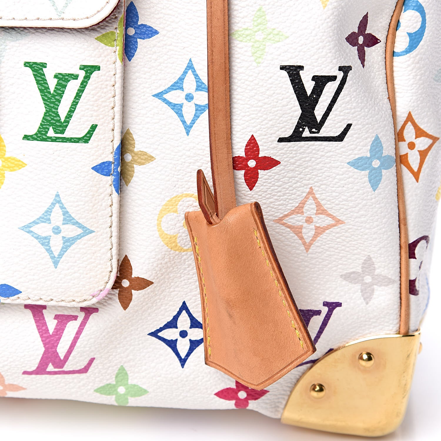 Louis Vuitton Monogram Multicolor Speedy 30 White 12 of 13