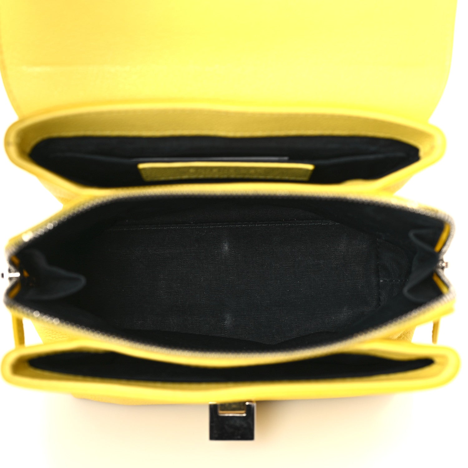 Balenciaga Grained Calfskin Le Dix Mini Soft Cartable Jaune Tournesol 5 of 12