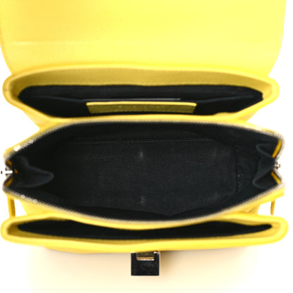 Balenciaga Grained Calfskin Le Dix Mini Soft Cartable Jaune Tournesol 5 of 12