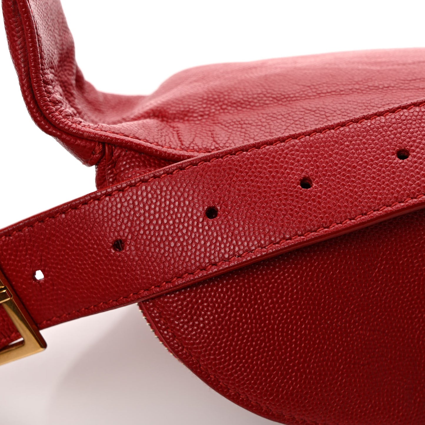 Grain De Poudre Monogram Belt Bag Rouge Eros