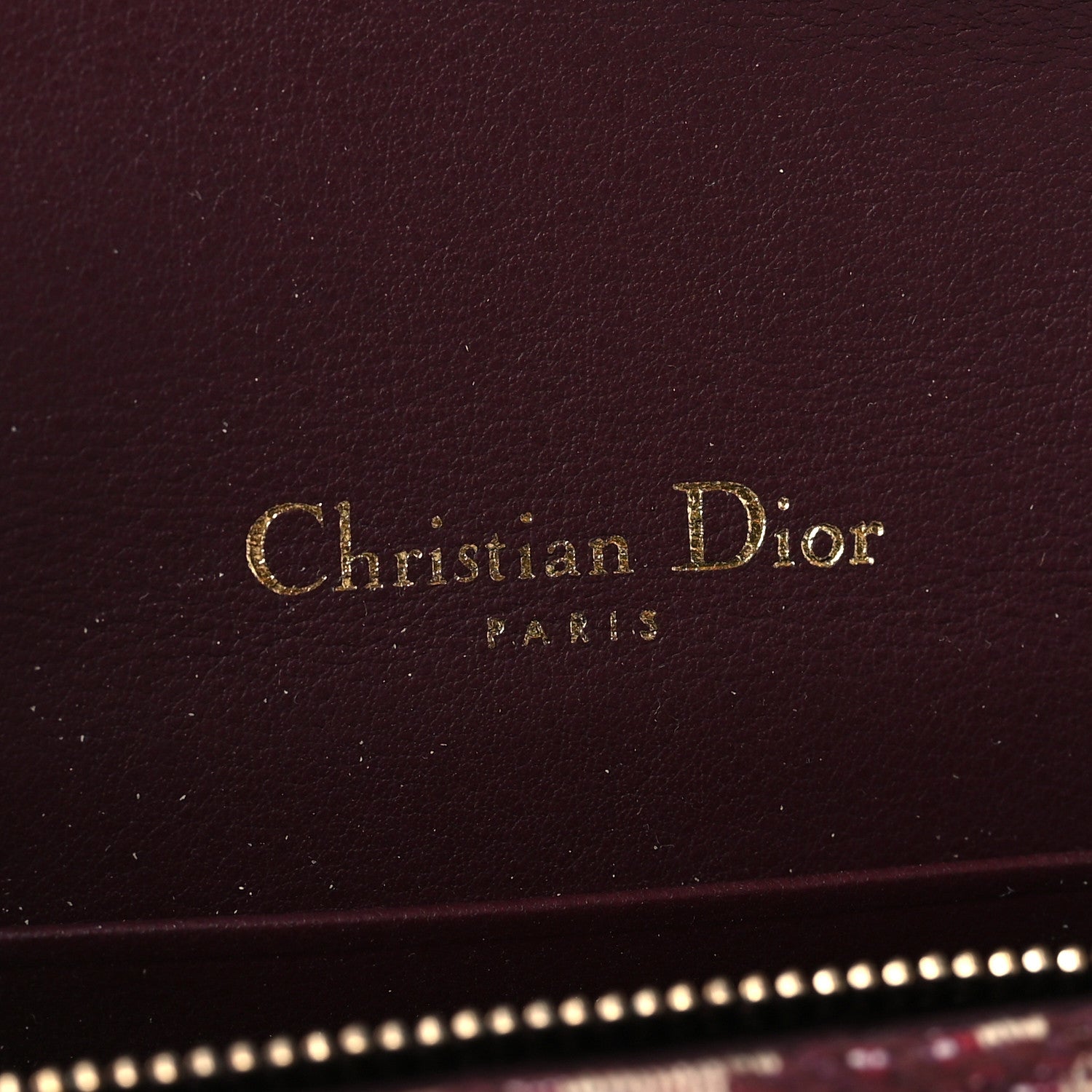 Christian Dior Oblique Saddle Belt Bag Bordeaux 6 of 10