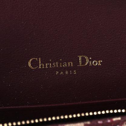 Christian Dior Oblique Saddle Belt Bag Bordeaux 6 of 10