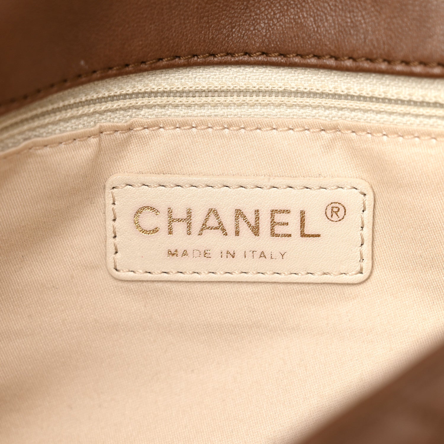 Chanel Lambskin Quilted Medium Cruise Charm Single Flap Brown 6 of 12