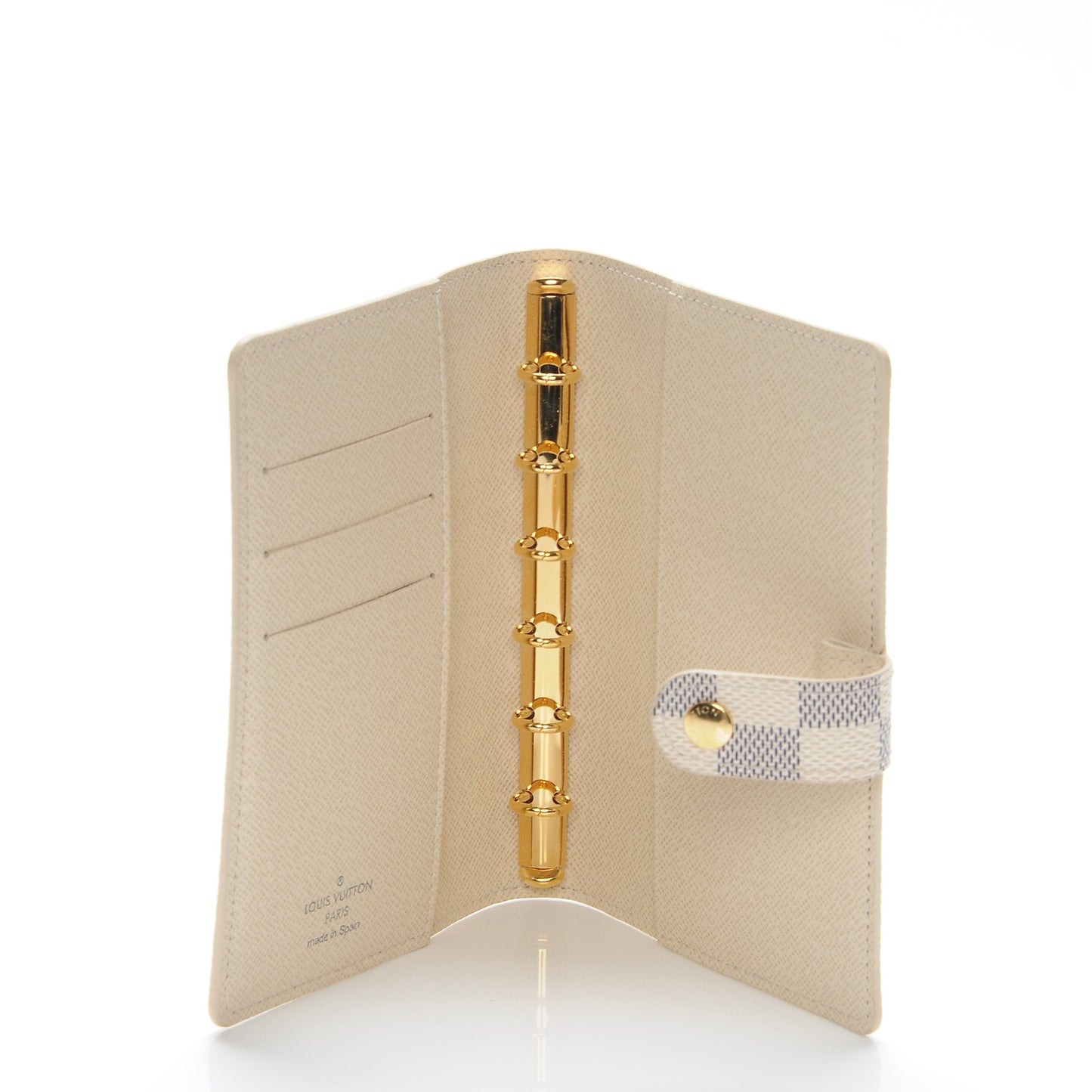 Damier Azur Small Ring Agenda Cover
