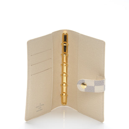 Louis Vuitton Damier Azur Small Ring Agenda Cover 5 of 6
