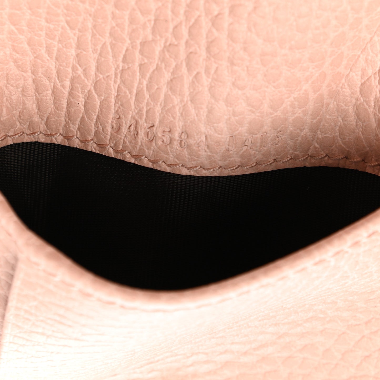 Dollar Calfskin GG Marmont Tri-Fold Wallet Perfect Pink