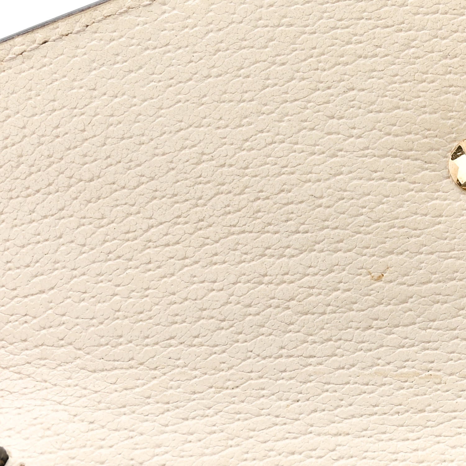 Gucci Textured Calfskin Bee Star Print Mini Sylvie Top Handle Bag Mystic White 12 of 17
