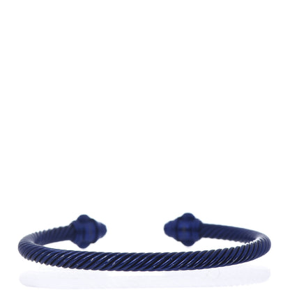 David Yurman Aluminum 5mm Renaissance Bracelet Blue 3 of 6