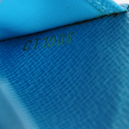 Louis Vuitton Monogram Groom Compact Zip Wallet Blue 7 of 10