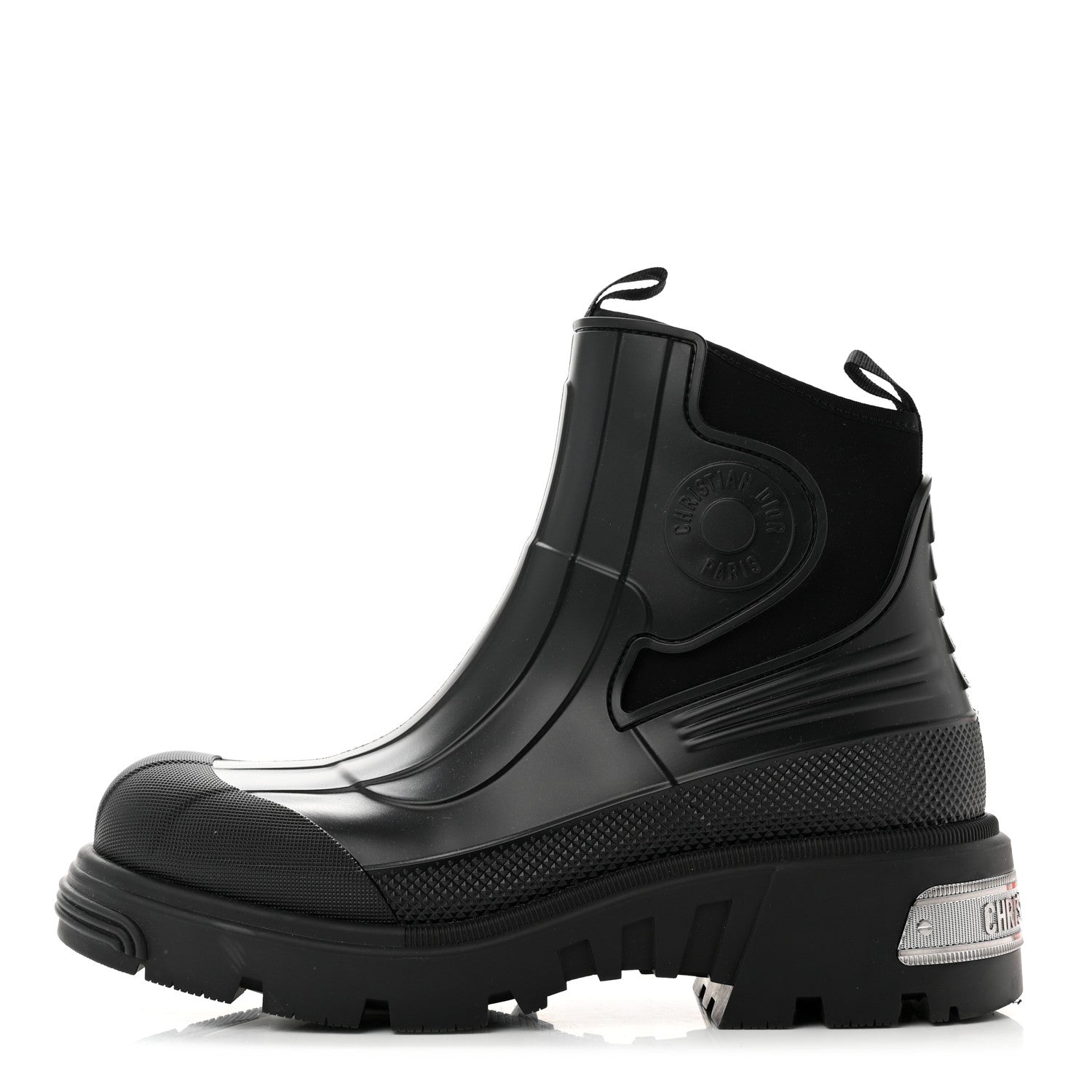 Christian Dior Neoprene Rubber Dior Genesis 30mm Ankle Boots 40 Black 1 of 8