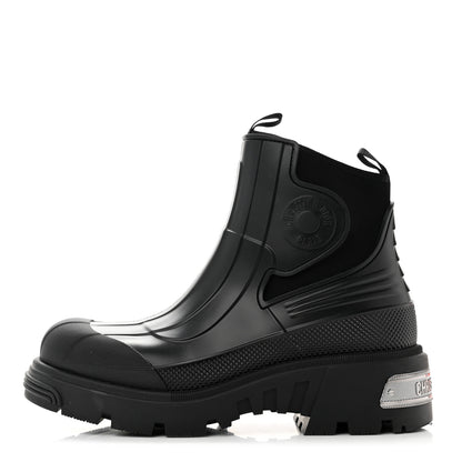 Christian Dior Neoprene Rubber Dior Genesis 30mm Ankle Boots 40 Black 1 of 8