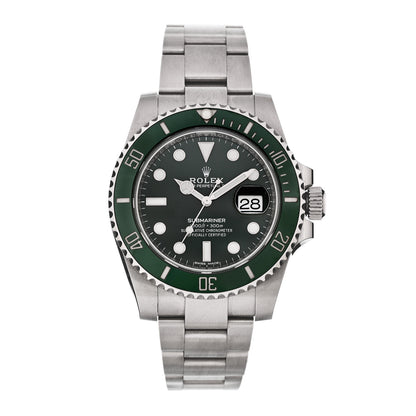 Rolex Stainless Steel 40mm Oyster Perpetual Submariner Date Hulk Watch Green 116610LV 1 of 5