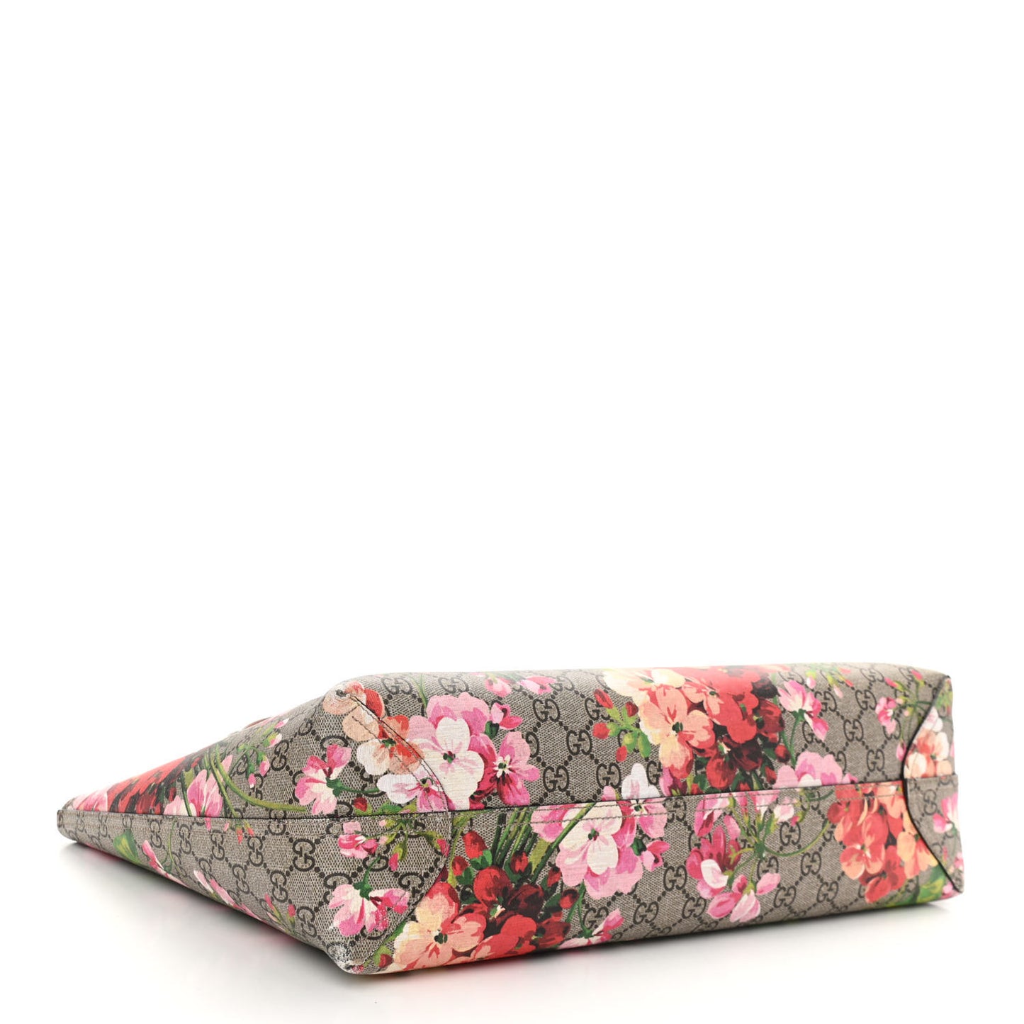 GG Supreme Monogram Blooms Medium Reversible Tote Beige Multicolor Dry Rose