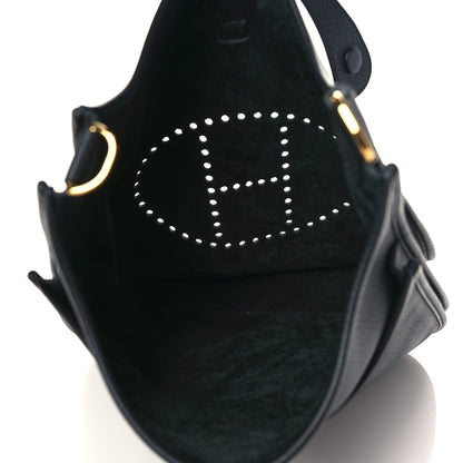 Hermes Taurillon Clemence Evelyne III GM Black 4 of 7